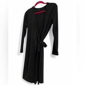 Anne Taylor Black wrap dress